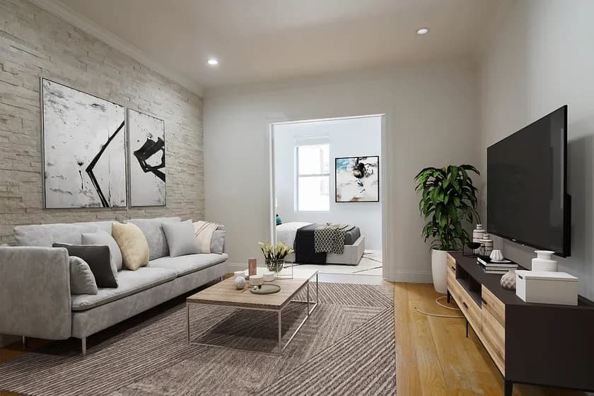 45 Carmine Street #3-C, Manhattan, NY 10014 apartment_living_room 1