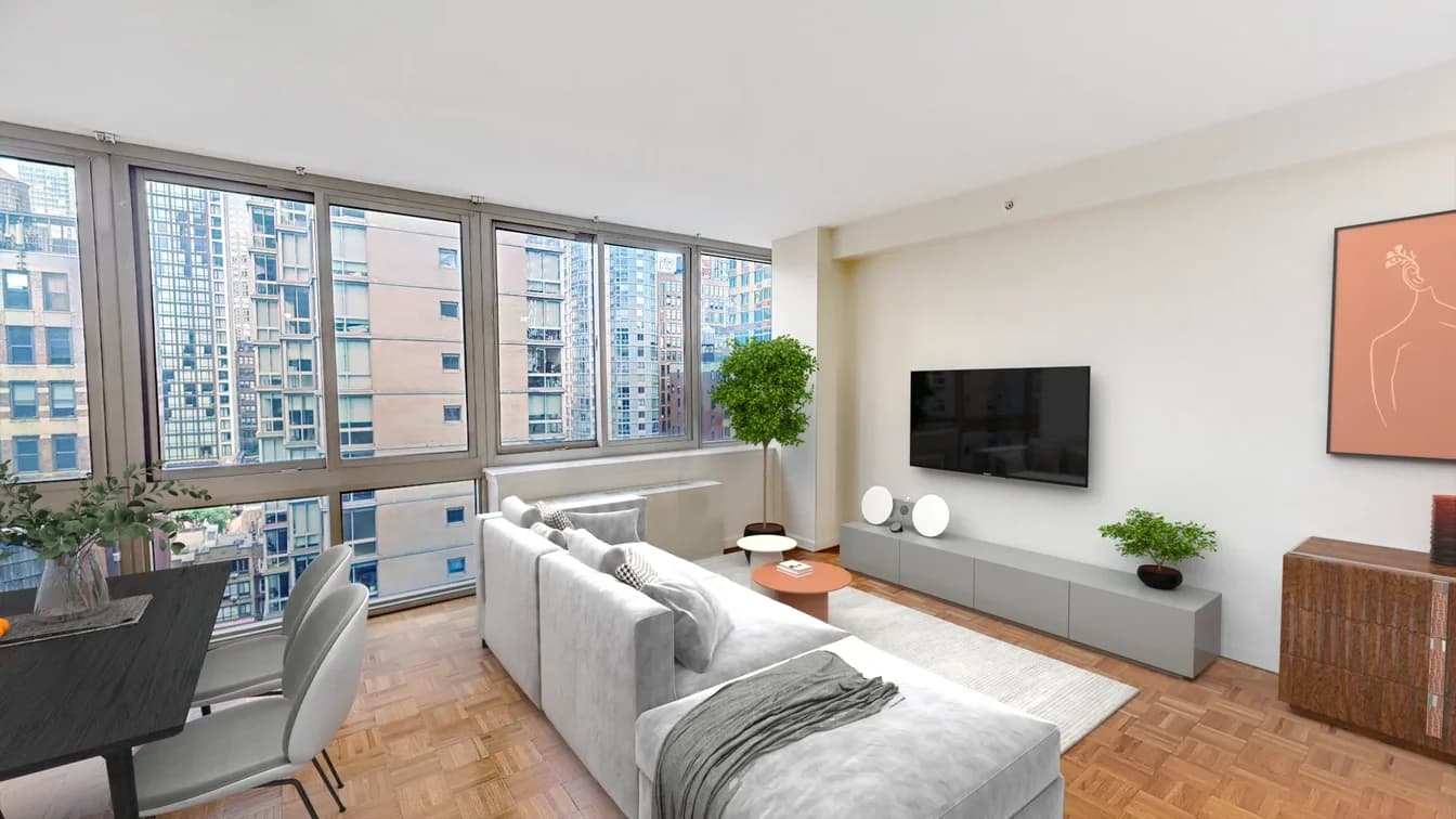 100 West 26 Street #20F, Manhattan, NY 10001 apartment_living_room 1