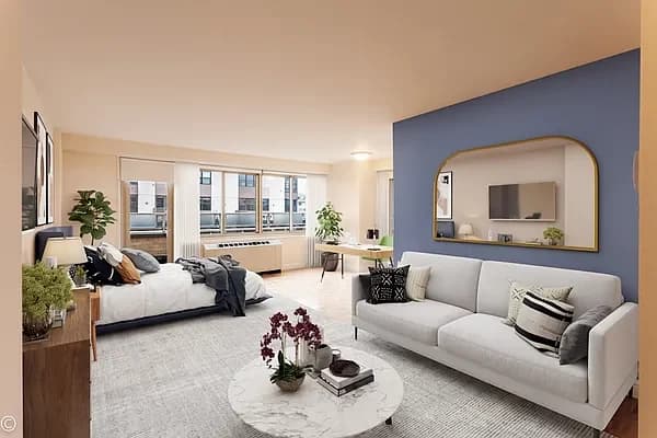 55 West 14 Street #19F, Manhattan, NY 10011 apartment_living_room 1