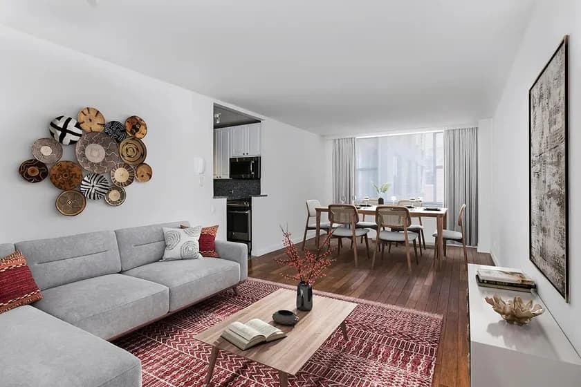 45 West 60 Street #14F, Manhattan, NY 10023 apartment_living_room 1