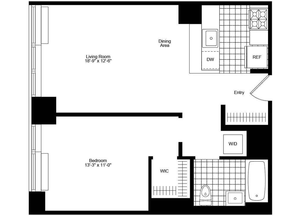 405 Main Street #15M, Manhattan, NY 10044 1