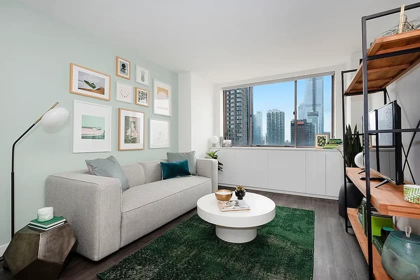 520 West 43 Street #32H, Manhattan, NY 10036 apartment_living_room 1