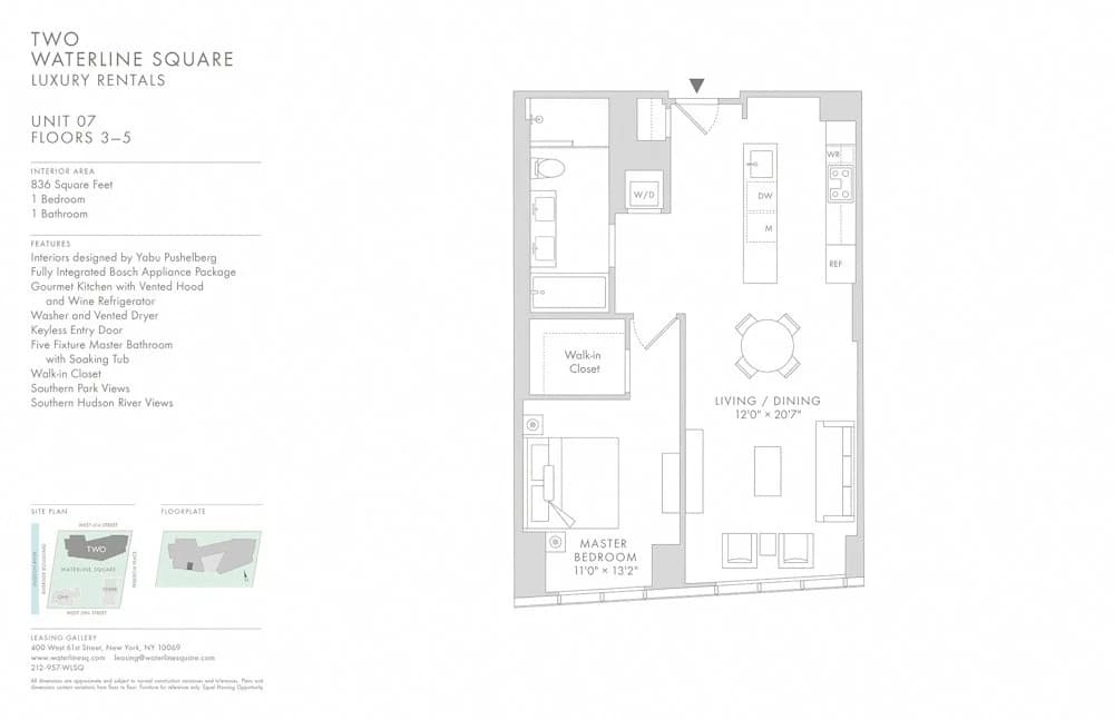 400 West 61 Street #0607, Manhattan, NY 10023 1