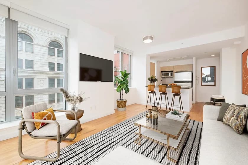 88 Leonard Street #1501, Manhattan, NY 10013 apartment_living_room 1