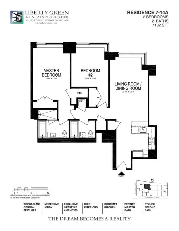 300 North End Avenue #12A, Manhattan, NY 10282 1