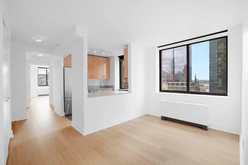 420 West 42 Street #14F, Manhattan, NY 10036 apartment_living_room 1