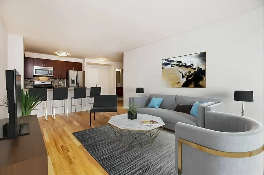 120 West 21 Street #710, Manhattan, NY 10011 apartment_living_room 1