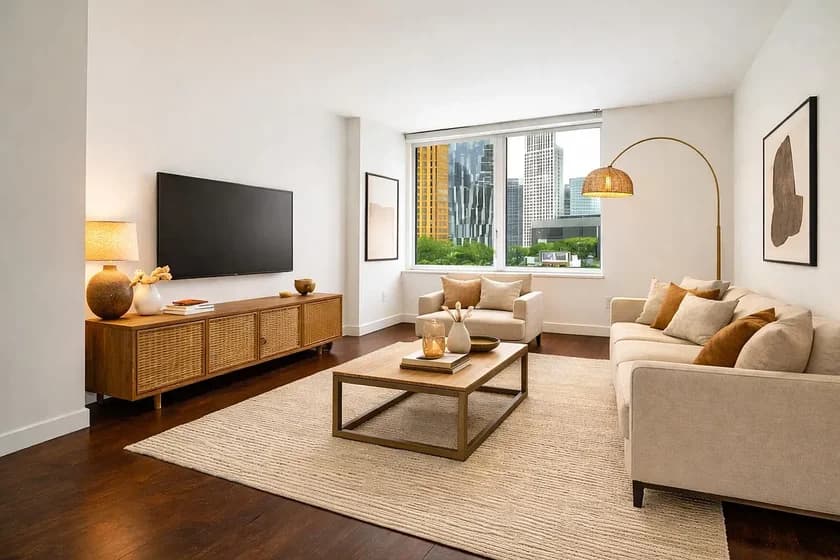 306 Gold Street #16D, Brooklyn, NY 11201 apartment_living_room 1