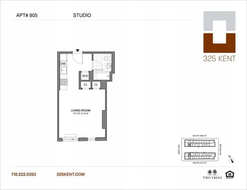 325 Kent Avenue #805, Brooklyn, NY 11249