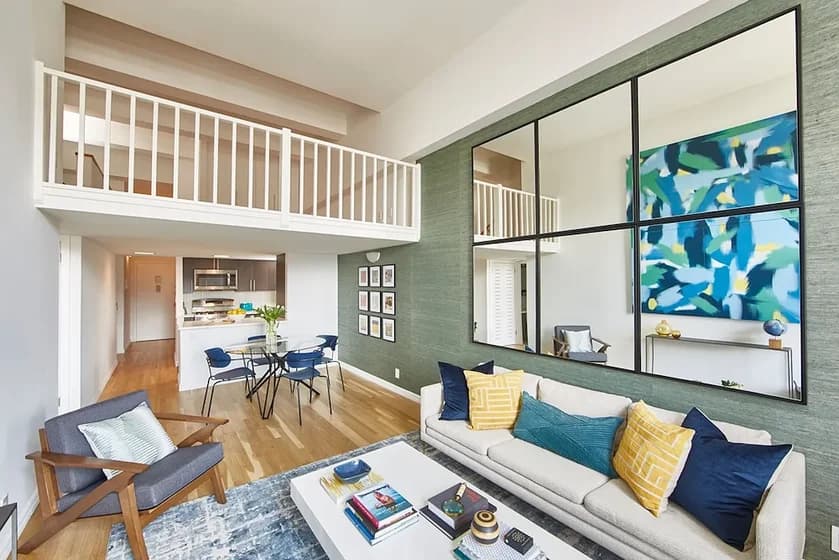 600 Washington Street #614, Manhattan, NY 10014 apartment_living_room 1