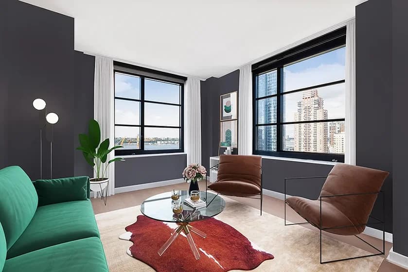 515 West 38 Street #18H, Manhattan, NY 10018 apartment_living_room 1