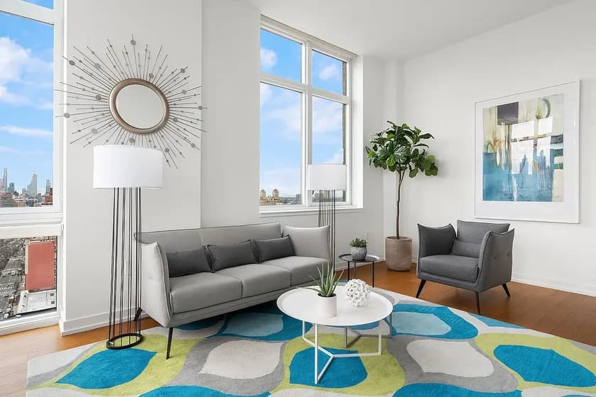 250 West 93 Street #PHD, Manhattan, NY 10025 apartment_living_room 1