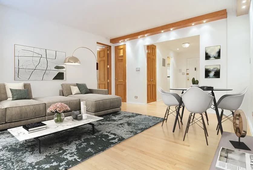 145 West 58 Street #4H, Manhattan, NY 10019 apartment_living_room 1