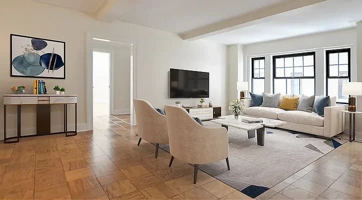 95 Christopher Street #5J, Manhattan, NY 10014 apartment_living_room 1