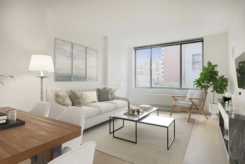 222 E 34 St #1606, Manhattan, NY 10016 apartment_living_room 1