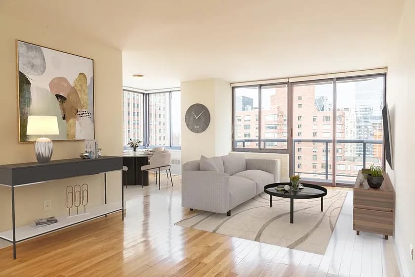 The Ritz Plaza 235 West 48 Street #42J, Manhattan, NY 10019 apartment_living_room 1