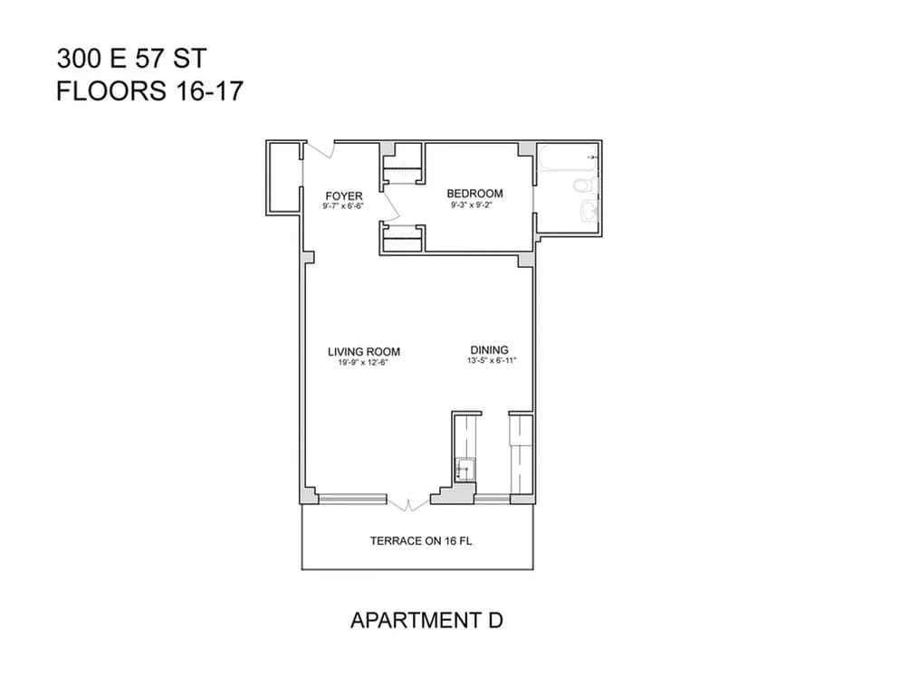 300 East 57 Street #17D, Manhattan, NY 10022 1