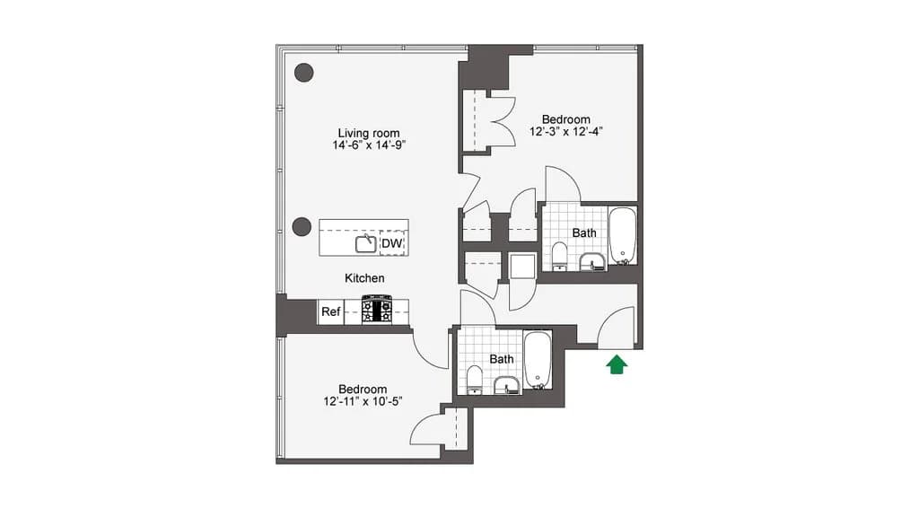 60 Water Street #1514, Brooklyn, NY 11201 1