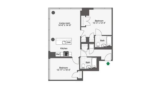 60 Water Street #1514, Brooklyn, NY 11201