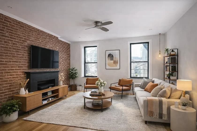 51 Leroy Street #2C, Manhattan, NY 10014 apartment_living_room 1