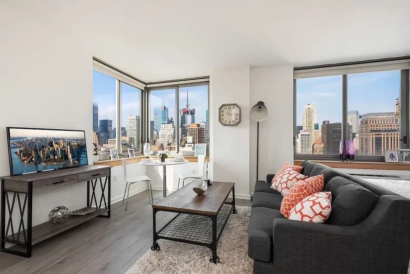 28 West 53 Street #25-B, Manhattan, NY 10019 apartment_living_room 1