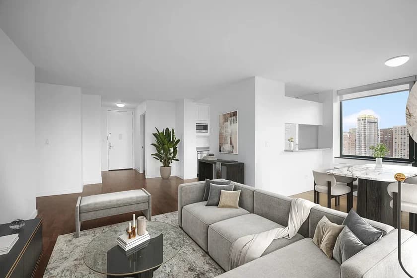 200 West 60 Street #31F, Manhattan, NY 10023 apartment_living_room 1