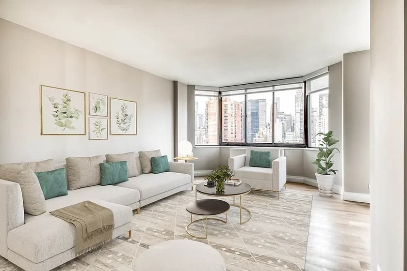 160 E 38 St #30E, Manhattan, NY 10016 apartment_living_room 1
