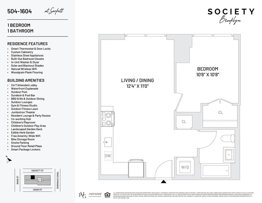504 Sackett Street #1704, Brooklyn, NY 11231 1