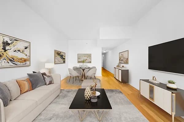 Ocean 1 West Street #2111, Manhattan, NY 10006 apartment_living_room 1