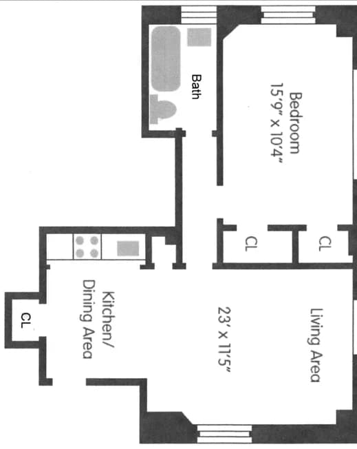 510 Cathedral Parkway #11A, Manhattan, NY 10025 1