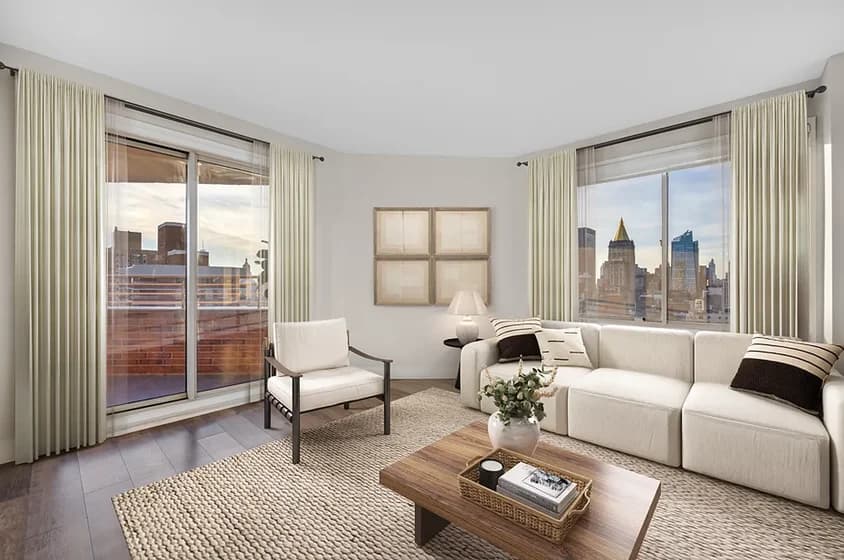 520 2 Avenue #17F, Manhattan, NY 10016 apartment_living_room 1
