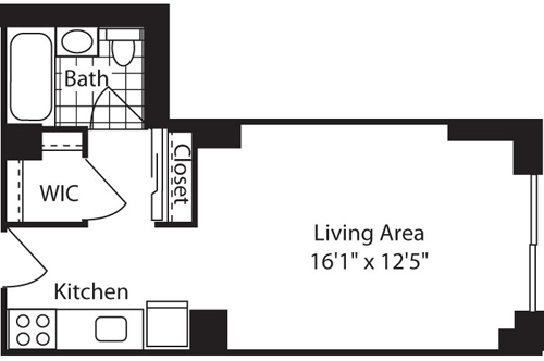600 Washington Street #514, Manhattan, NY 10014 1