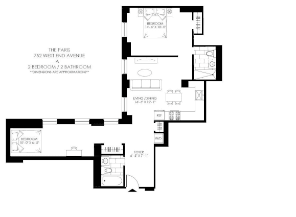 752 West End Avenue #16A, Manhattan, NY 10025 1